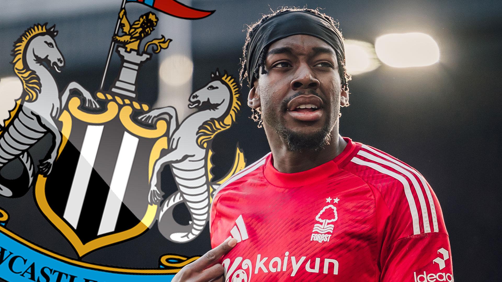 纽卡斯尔报价埃兰加遭拒诺丁汉森林要价6000万欧的简单介绍  第1张