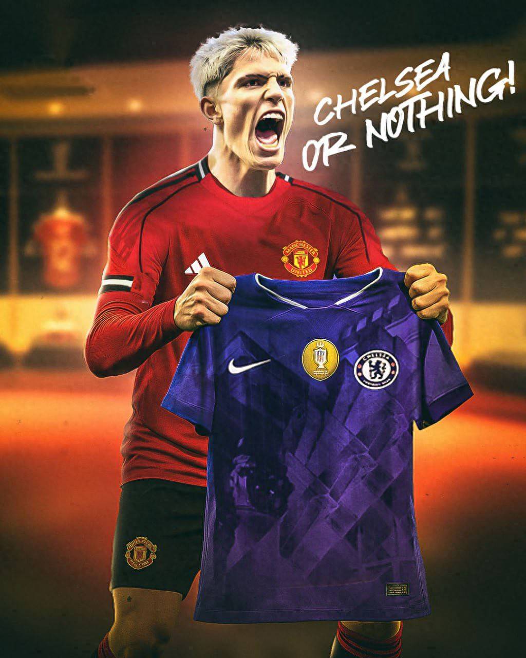 包含加纳乔告知曼联只想加盟切尔西并已经达成个人协议的词条